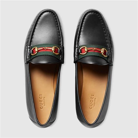 gucci horsebit leather loafers|Gucci leather horsebit loafer women's.